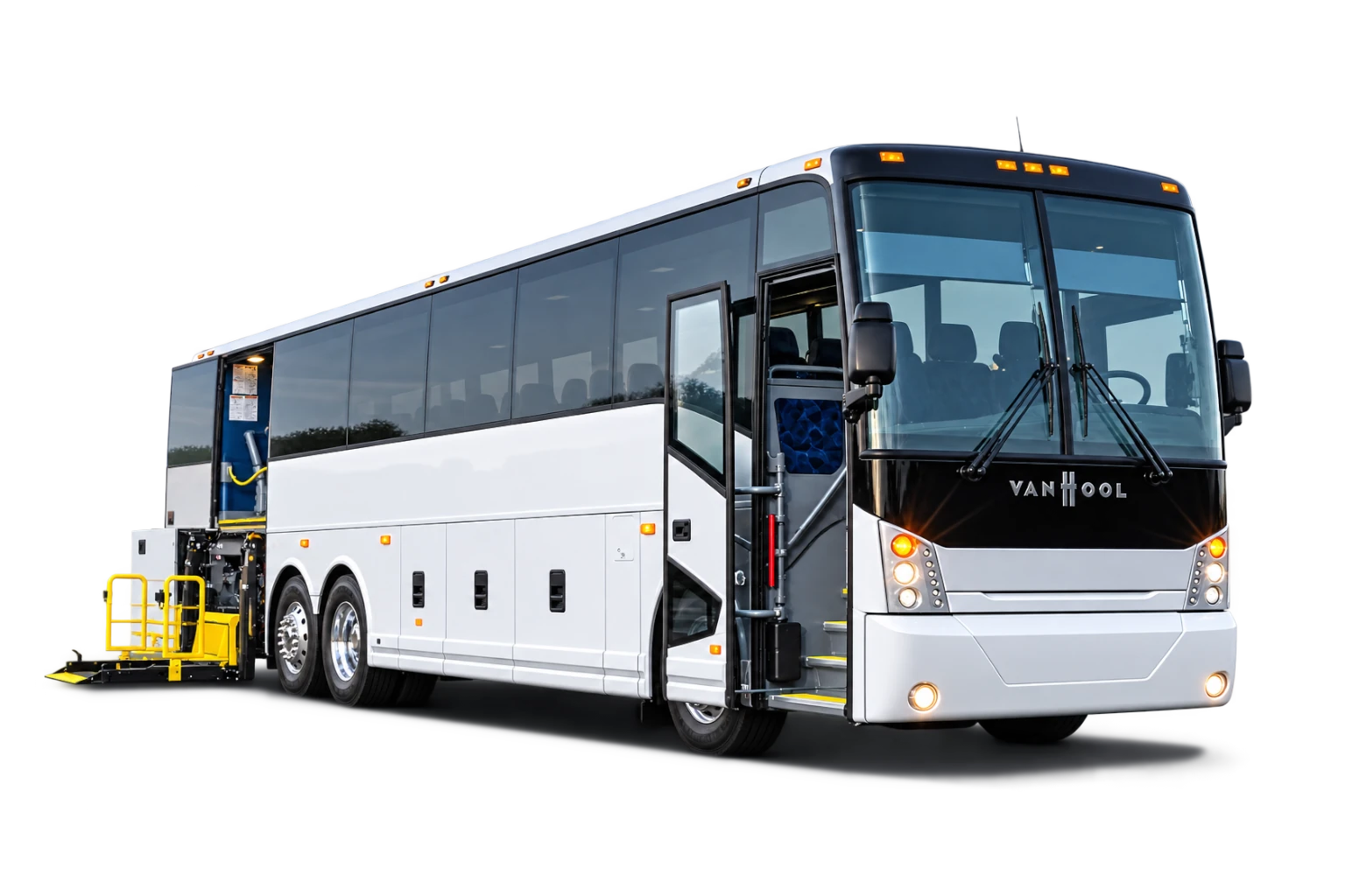 ADA accessible group transportation vehicle